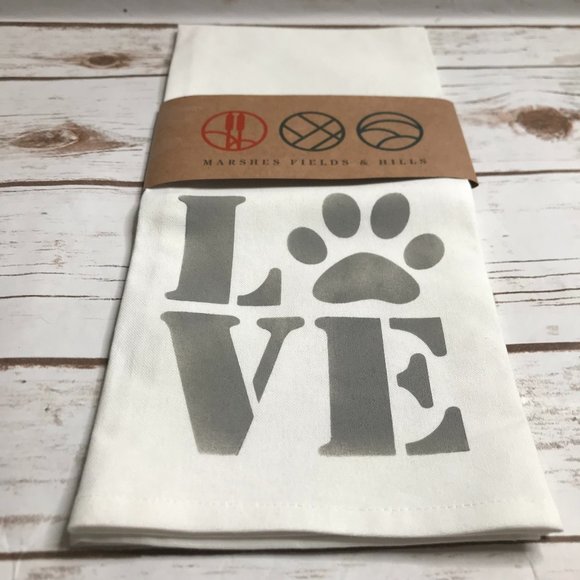 Marshes Fields & Hills LOVE Kitchen Towel - Picture 1 of 8